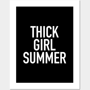 Thick Girl Summer Vibes - Embrace Your Curves Posters and Art